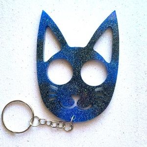 New driver, College student? Fashion self Defense cat Keychain